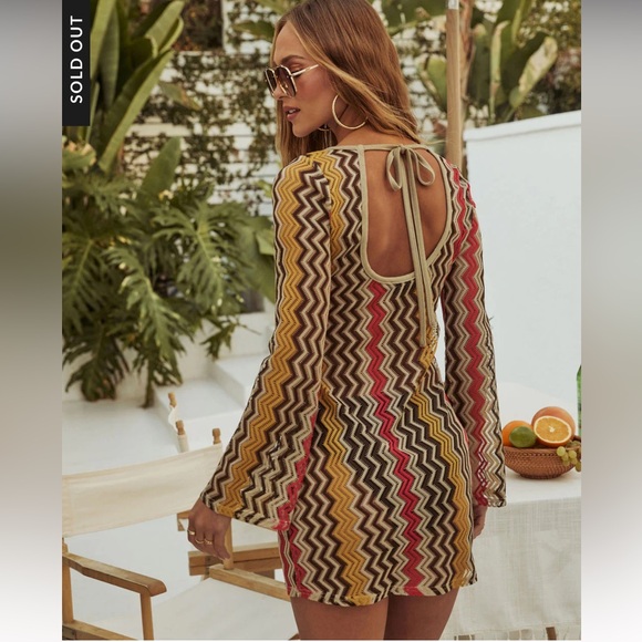 Vici Hit The Tropics Cover Up Mini Dress - Picture 3 of 5